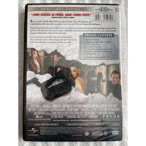 Ice Harvest (DVD, UPC Cut) NEW - John Cusack, Billy Bob Thornton - Picture 2 of 3